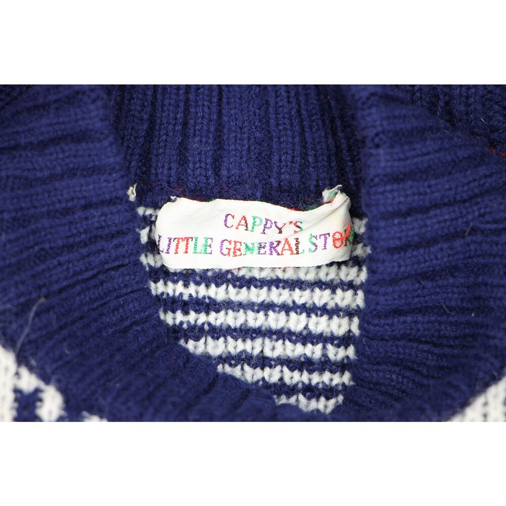 Vintage Boy's Hippie Winter Ski Holiday Novelty Retro Knit Sweater Kids - Picture 3 of 3